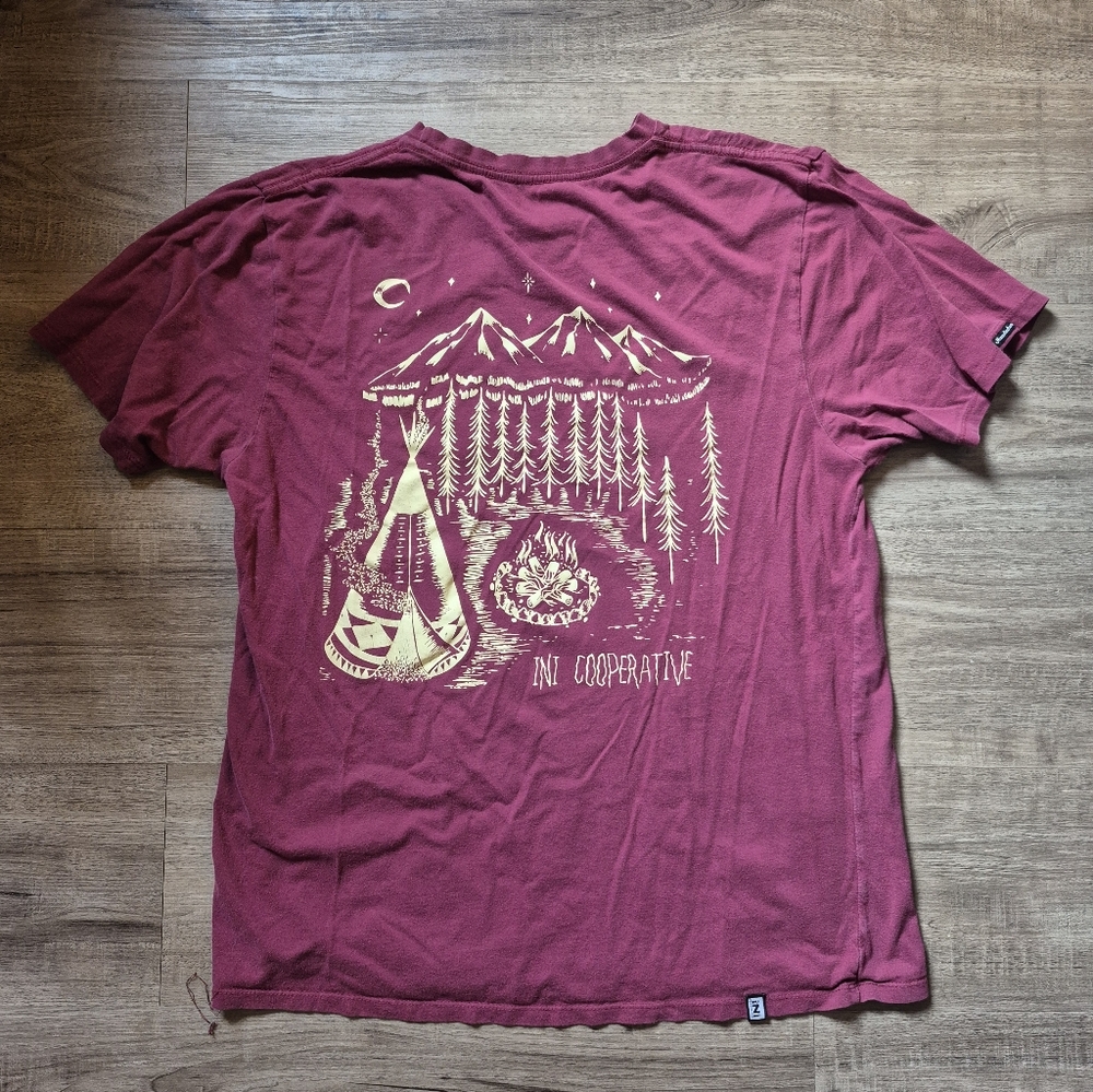 In Cooperative T-Shirt with Backprint Detail